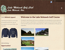 Tablet Screenshot of lakemohawkgolfclub.org